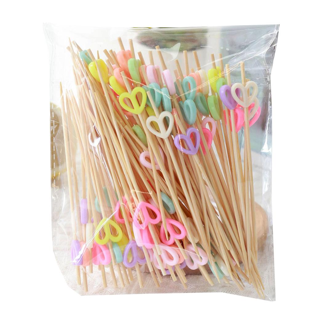 Biodegradable Bamboos Party Sticks Multipurpose Camping Utensils For BBQ Appetizers Art Projects And Table Setting