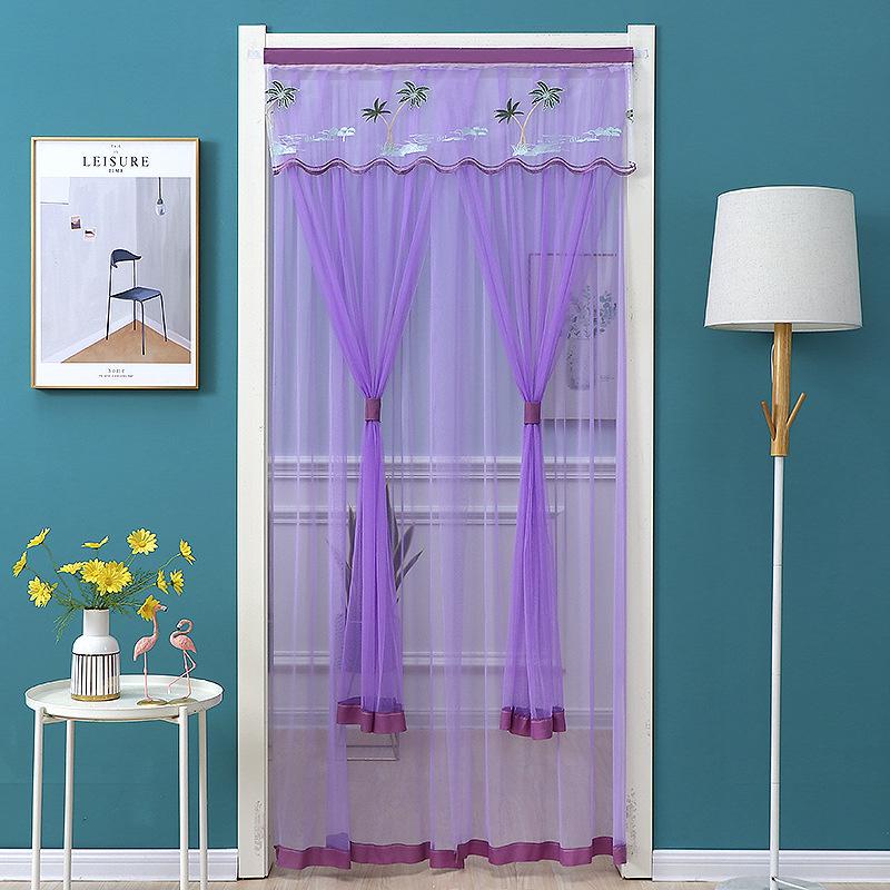 No-punch Anti-mosquito Door Mesh Curtain Summer Mosquito Proof Door Curtain Self-adhesive Mosquito Proof Net Bug Screen No Punching Door Curtain