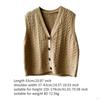 Buttoned Knit Vest Dating Retro Fashion Casual Comfortable Sleeveless