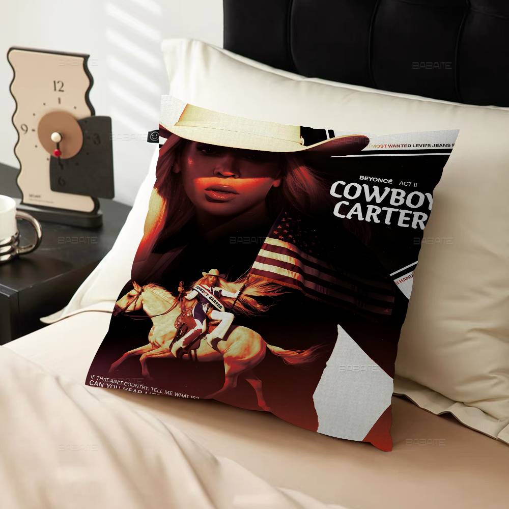 B-Beyonce Cowboy Carter Singer Maple Design Cushion Cover Happy Autumn Harvest decor Holiday Decorati Pillow Cover
