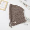 2026 Women's Knitted Balaclava Hat & Scarf Combo - Autumn/Winter Wool Ear Protection