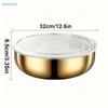 Stainless Steel Mixing Bowl: Large Capacity Food Prep Bowl for Dough, Baking & Kitchen Use