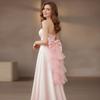 Satin Mesh Elegant Bridal Belt Single Layer Wedding Dress Accessories  Evening Gown