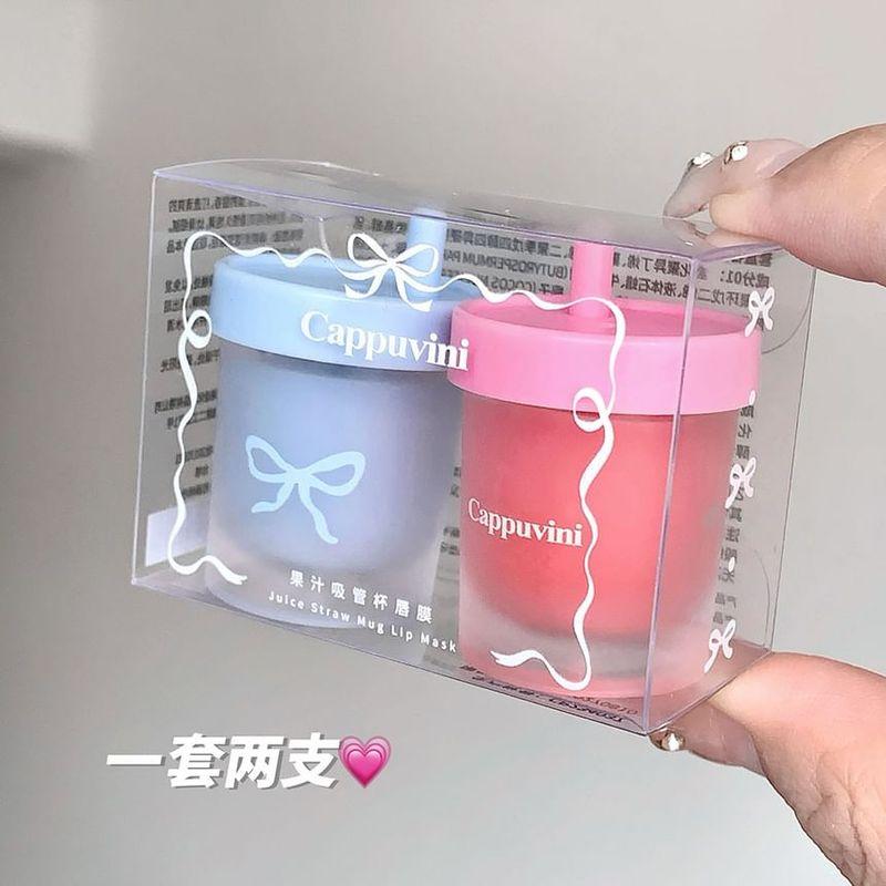 Cappuvini - Juicy Straw Cup Lip Mask - 2 Colors