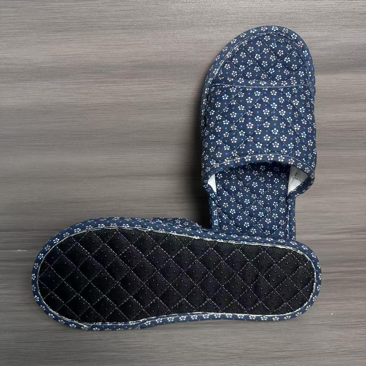 

Men s Soft Sole Non-Slip Indoor Fabric Slippers - Silent, Floor-Friendly, Versatile 1 Pair