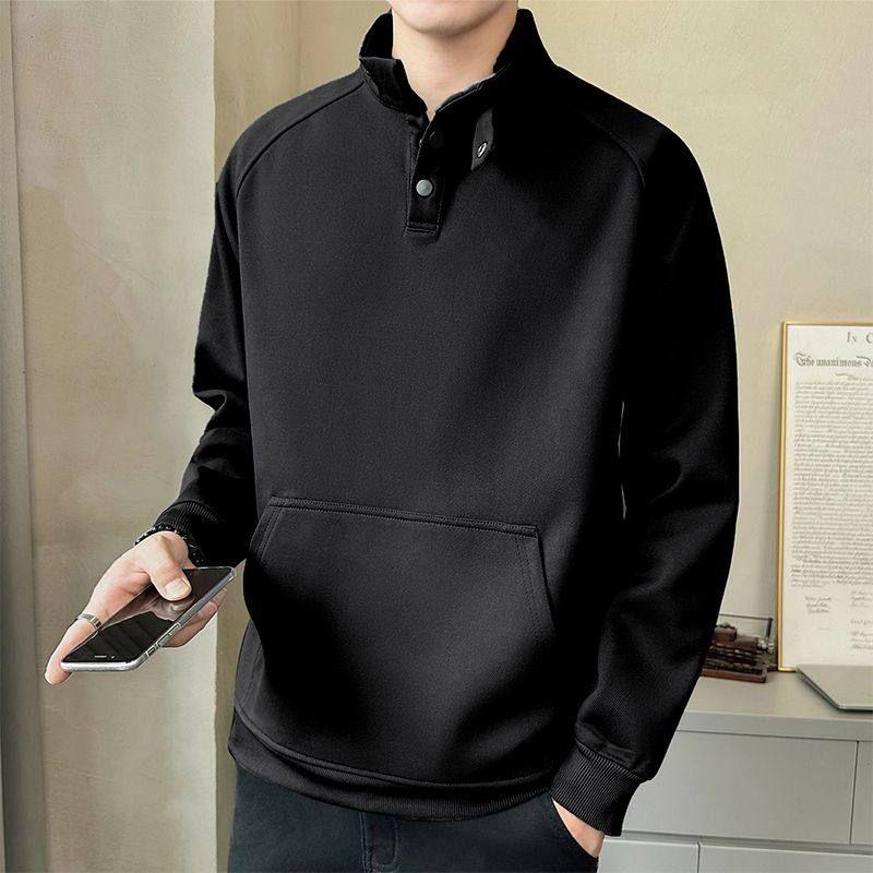 Foreign Trade Surplus Spring and Autumn American-Style Casual Sports Tops Versatile Sweatshirt Men's Loose Long-Sleeve Trendy Brand High-Neck Jacket