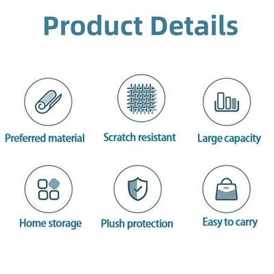 Portable Travel Hair Styling Case Dustproof Waterproof Hair Dryer Storage Bag Compact Shockproof Hair Dryer Travel Bag