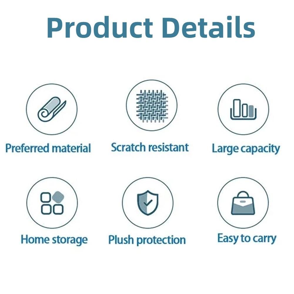 Portable Travel Hair Styling Case Dustproof Compact Hair Dryer Travel Bag Waterproof Shockproof Hair Dryer Storage Bag