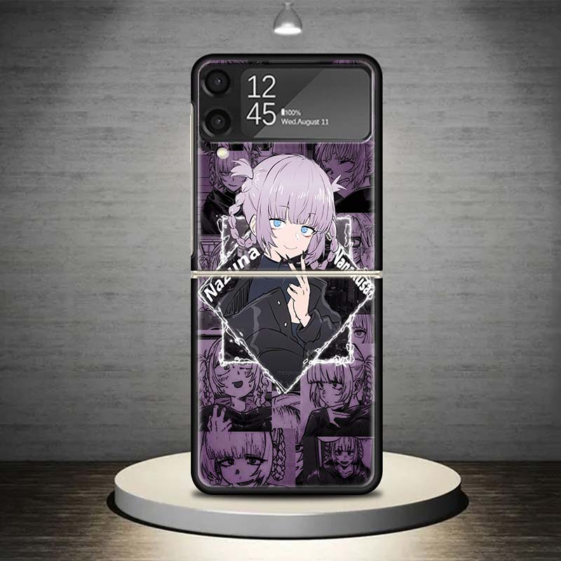 Nazuna Nanakusa Anime Phone Case For Samsung Galaxy Z Flip 7 6 5 4 3 5G Shockproof Cover Z Flip7 Flip6 ZFlip5 Flip3 Flip4 Luxury