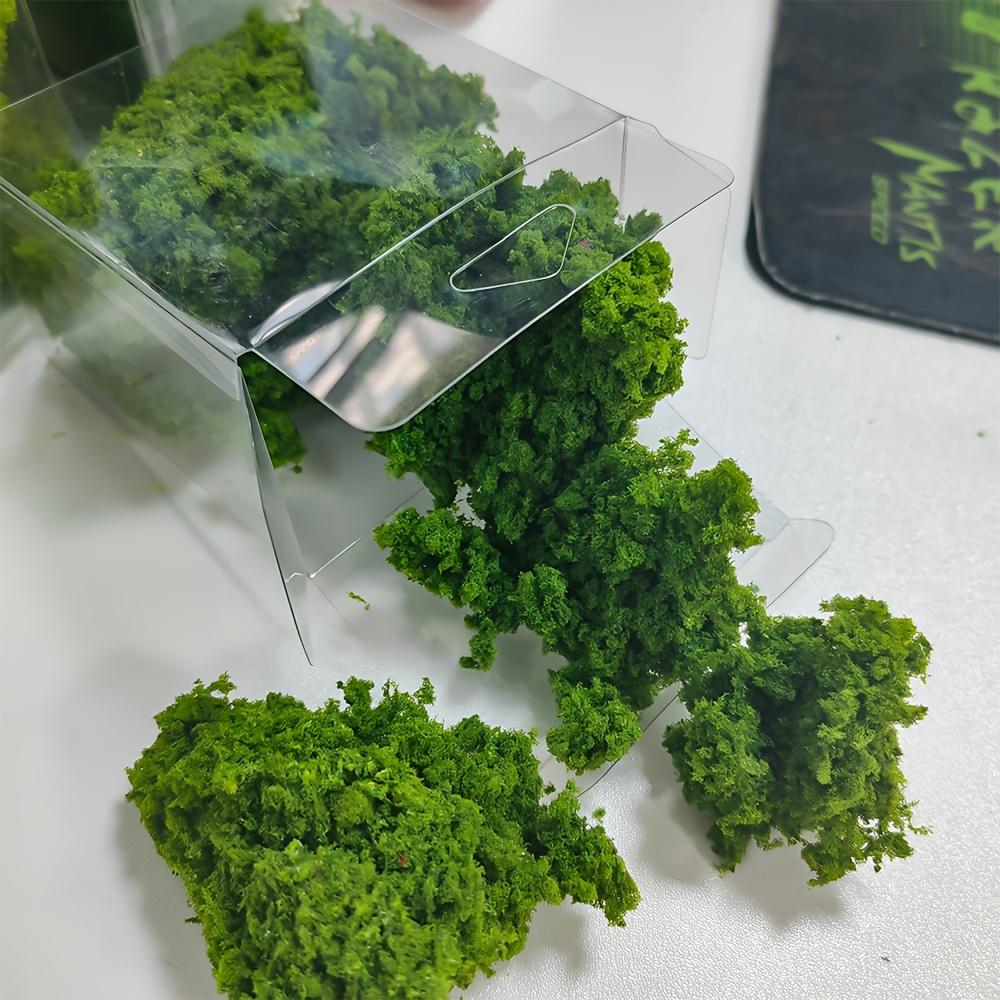 30g Model Material Sand Table Tree Powder Sponge Shrub Unity Block Model Low Shrub Dark Green Scene