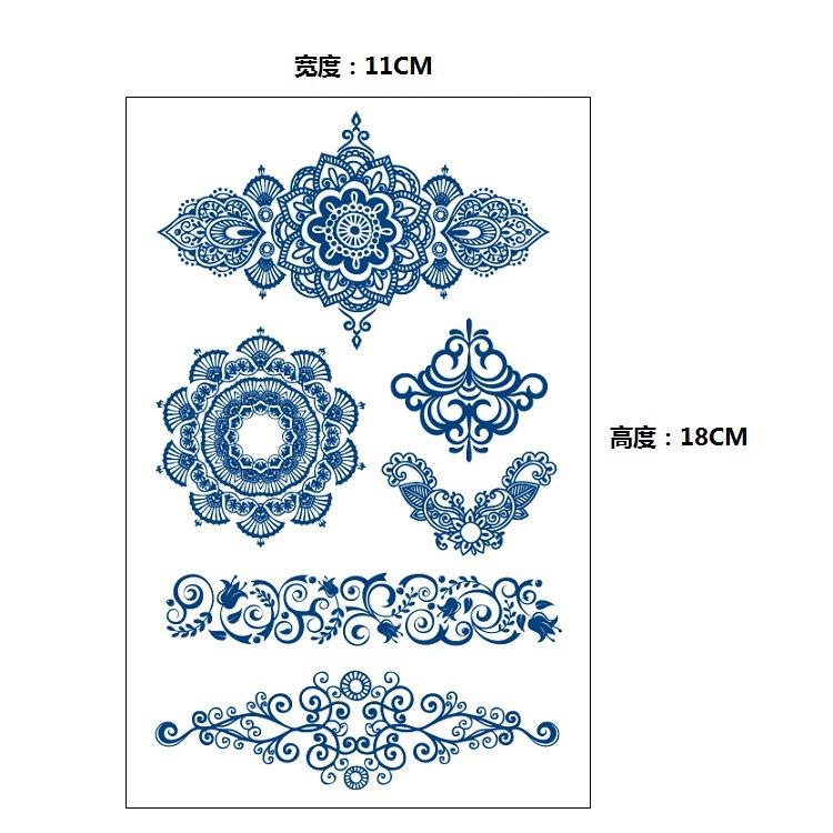 Semipermanent Herbal Tattoo Xinyao Antirubbing Sticker Gradual Change Internet Celebrity Waterproof For 15 Days Without Fading Sticker