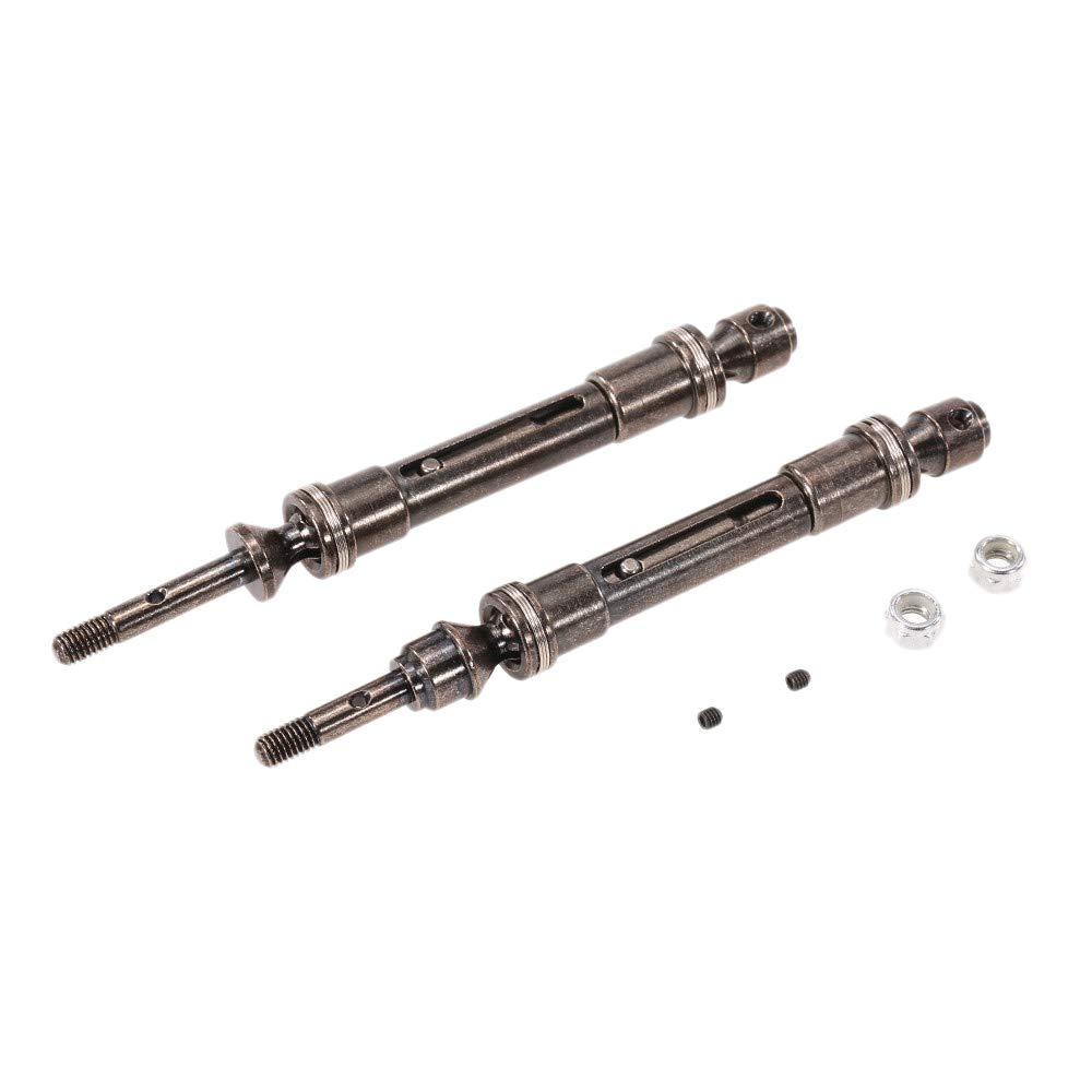Drive Shafts 2Pcs Universal Rear Drive Shaft Drive Axle Transmission Shaft Sla 018 for 1/10 Slash 4X4 Hq727 Short Truck Model Car