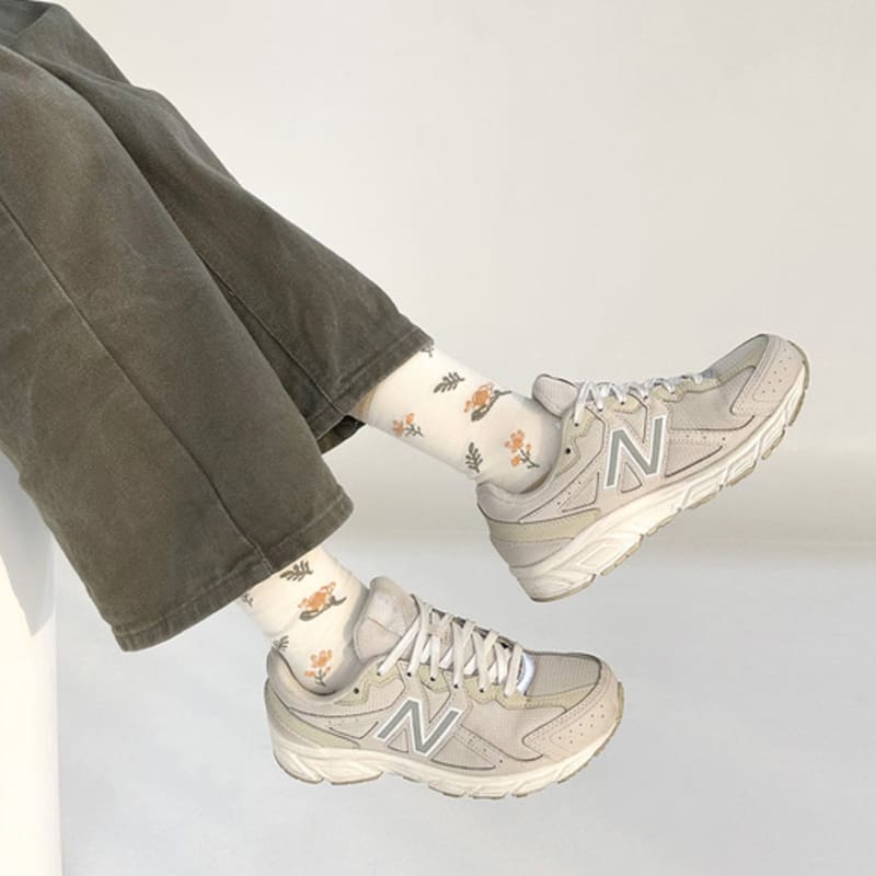 YELLOWSOCKS FLOS BEIGE