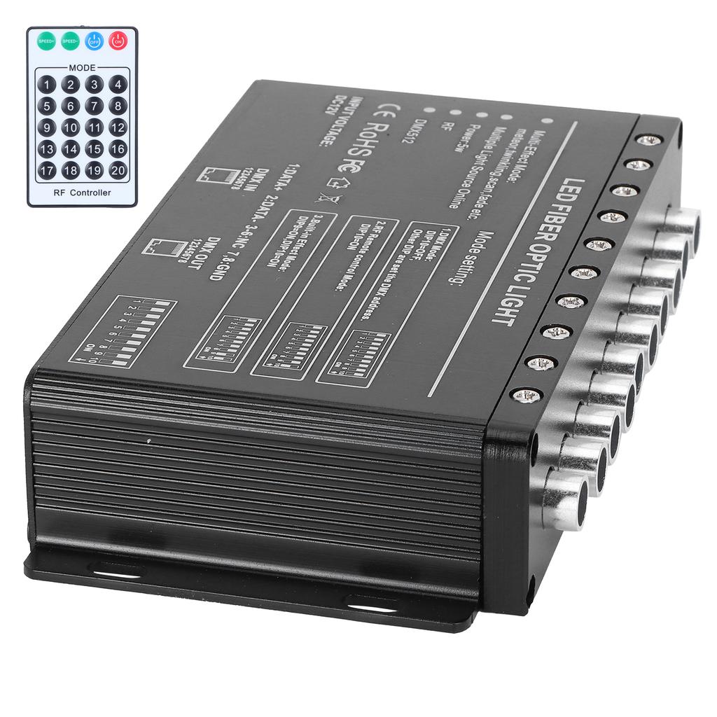 5W Fiber Optic Light LED Ceiling Star Ambient Light Source with 10 Hole for Living Room Bedroom