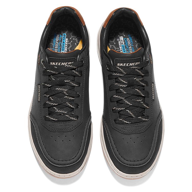 Skechers Mens USA Street Wear Lightweight Comfortable Simple Classic Fashion Casual Lazy Style Low-Top Skate Shoes Men sneaker Black 211250-BLK