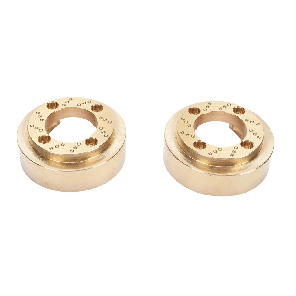 2pcs Wheel Weight Blocks Replacement for MK07 1 7 RC Car High Density Brass Wheel Counterweights