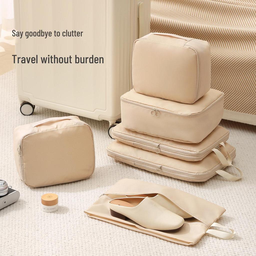 Multi-functional Waterproof Storage Bag Set for Clothes & Shoes - Compression & Space-saving for Business Trips