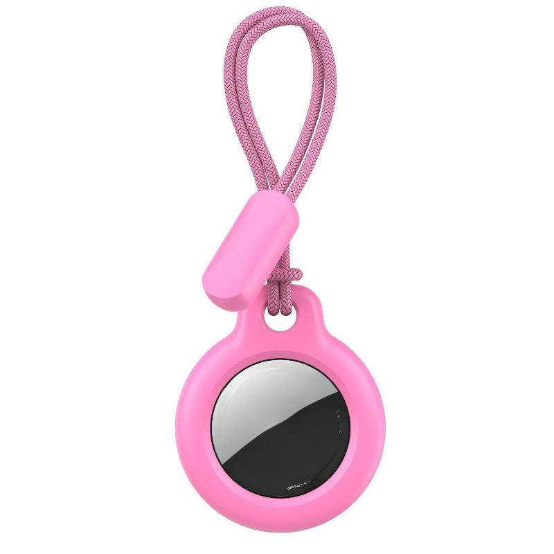 2Pcs Case For Apple Airtags Locator with Strap Protective Cover Anti-Lost Keychain Case for Airtag Holder Tracker Keys Bags Luggage