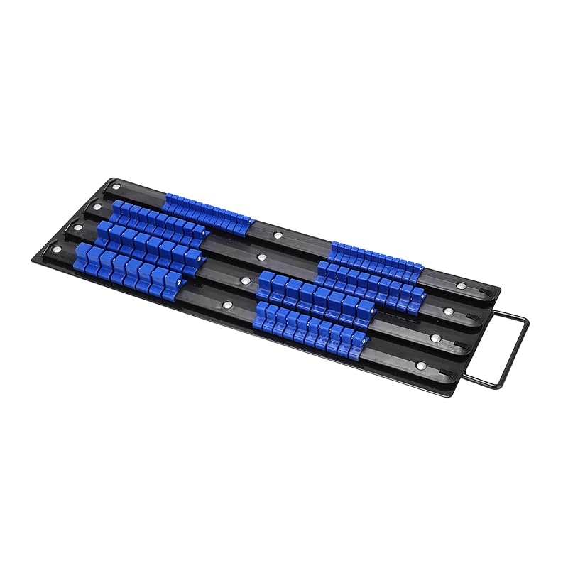 

Socket Holder, Multipurpose ABS Socket Organizer Tray for Auto Repair 1 / 4in 3 8in 1 2in