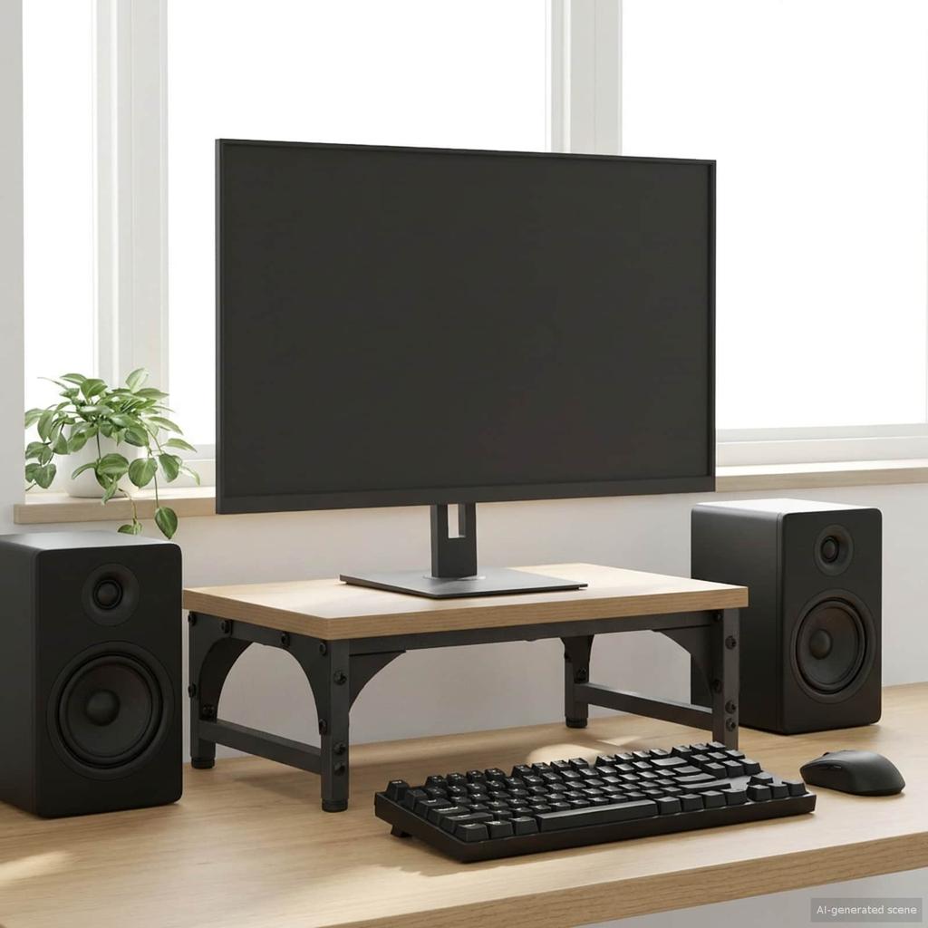 Monitor Stand Artisan Oak 37 x 23 x 14 cm PB