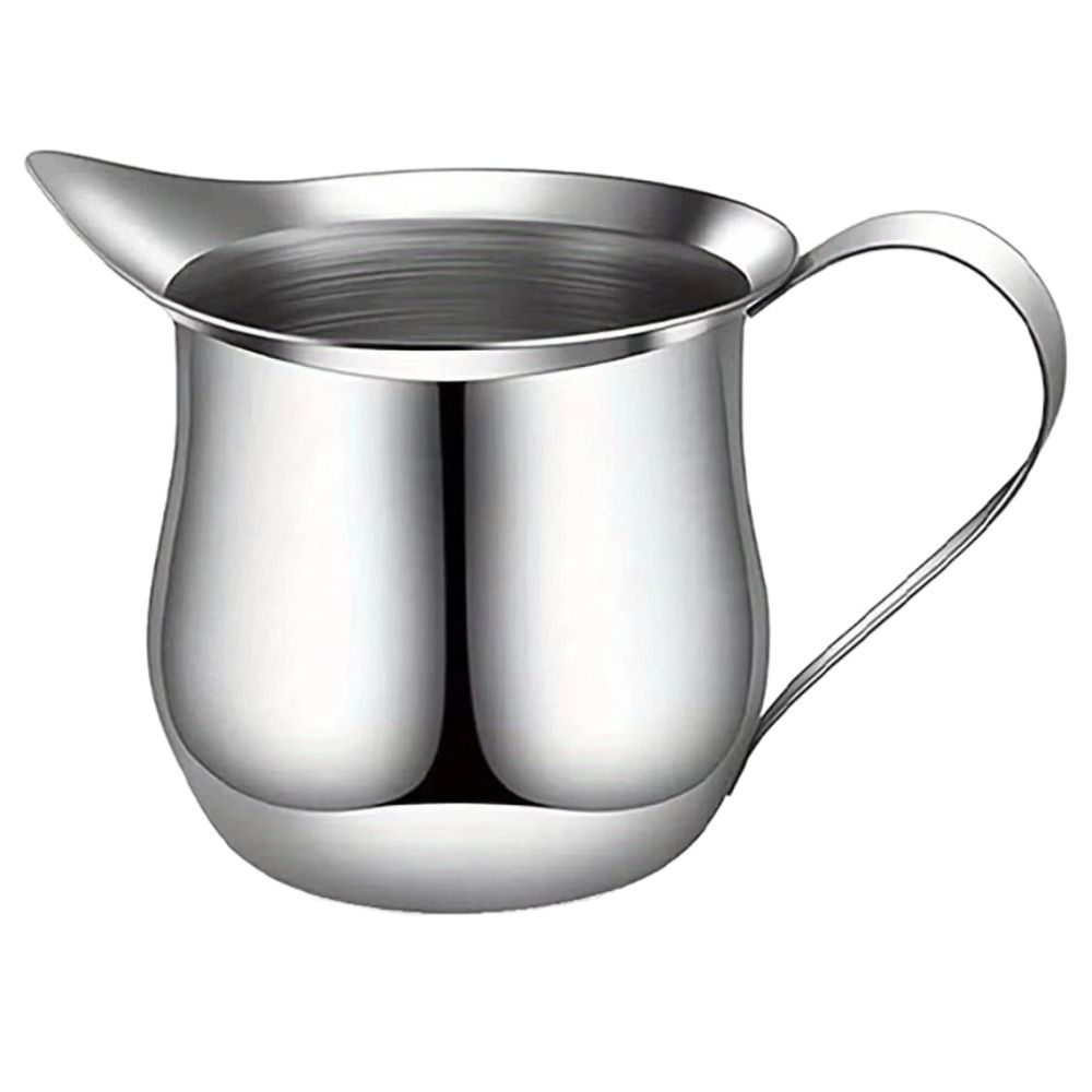 With Pouring Spout Milk Frothing Pitcher Silver Espresso Pitcher Cup New Coffeeware