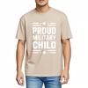 T Shirt Unisex Street Wear For Unisex Round Neck Tshirt Unisex Proud Military Child Star Design Stylish Male Teeshirt Comfort Tshirt
