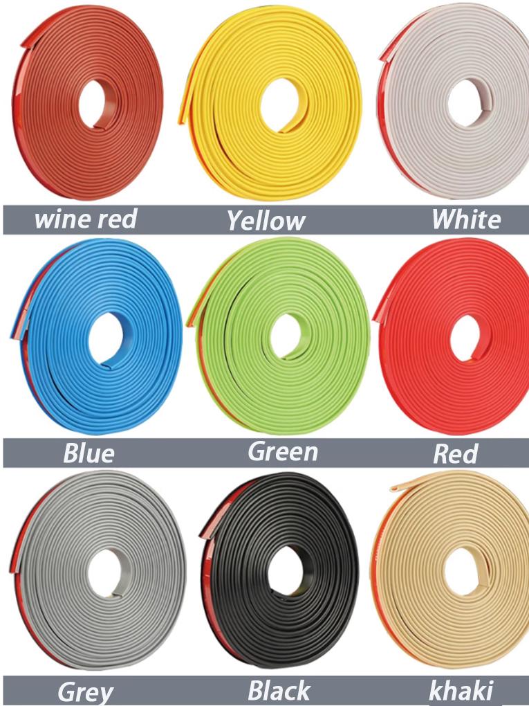 1-10Meter TPE U-Shaped Seal Strip Self-Adhesive Edge Banding Sealing Strip For Furniture Cabinet Desk Edge Guard Protector9-40mm