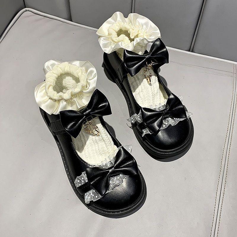 

Lolita shoes female summer student versatile black shoes soft sister small leather shoes lolita shoes 40
