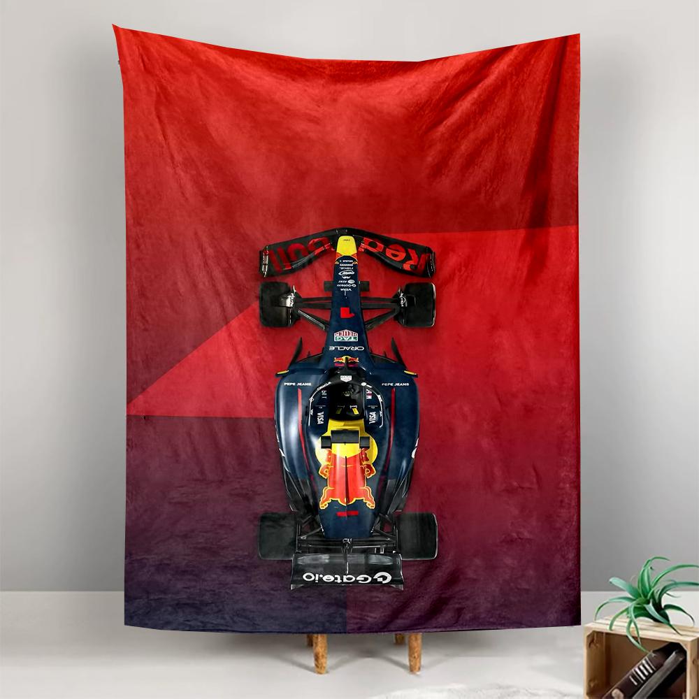 Red Blue Formula One Race Car Design Tapestry Patterned tapestry for bedroom and living room home decor