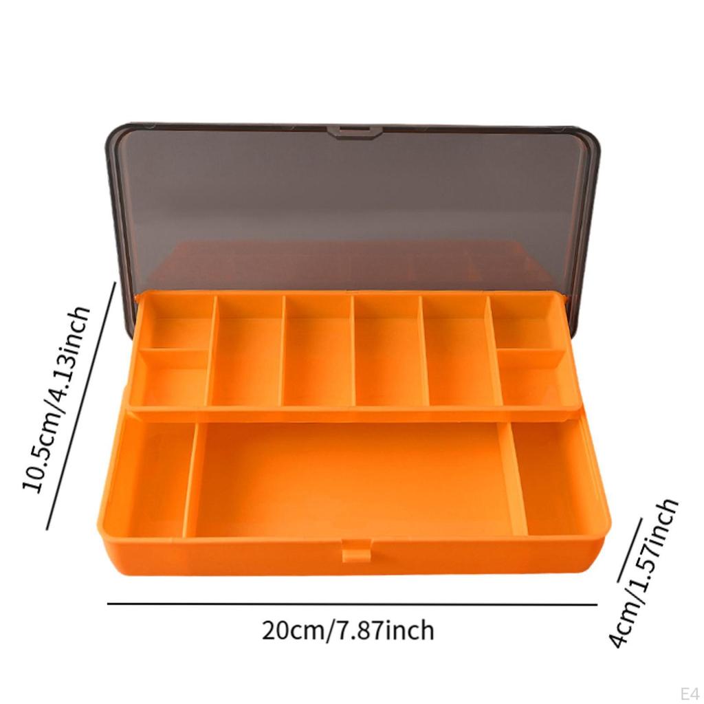 Fishing Gear Organizer Case with Dividers for Bait Storage And Outdoor Use