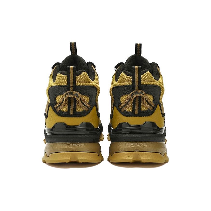 FILA Trek 1S Fabric Synthetic Leather Fleece Versatile Comfortable Shock Absorbing Wear Resistant Mid Top Casual Shoes Men Casual Shoes F12M342125FBH