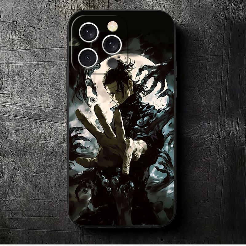 

Anime Geto Suguru JUJUSU Soft Phone Case for iPhone 16 16E 17 Air 15 Pro Max 14 Plus 13 Mini 11 12 7 Black Cover Back Shell iPhone 16E