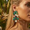 Multicolor Resin Stone Dangle Earrings Bohemian-style Women's Earring  Women