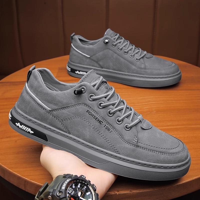 Work Men's Shoes Autumn and Winter Breathable Leisure Sports Board Shoes One Pedal Work Labor Insurance Shoes 2025 New Spring and Autumn Tide Shoes