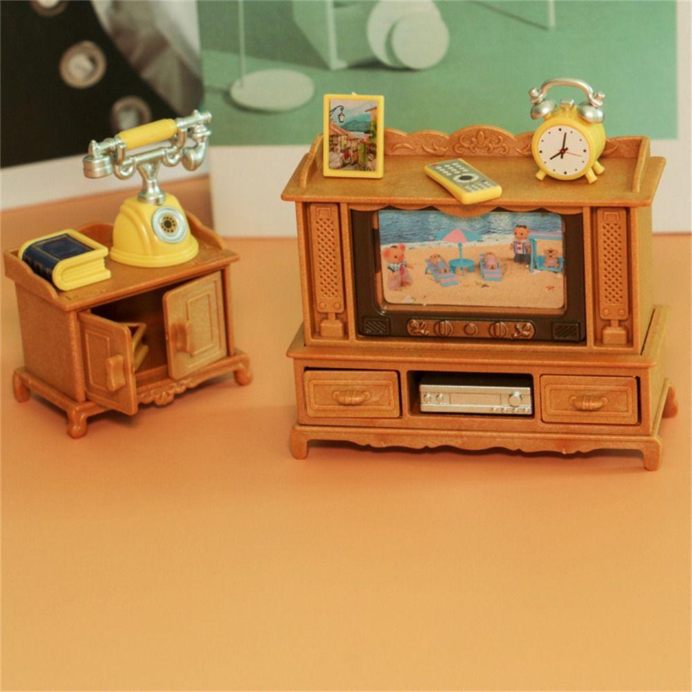 For Children Bathroom Dollhouse Furniture Kitchen Cooking Toy Pretend Play Toy Miniature Furniture