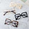 Trend Big Square Anti Blue Light Glasses Women's Glasses Computer Goggles Glasses Transparent Optical Spectacle Eyeglasses