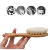 Newborn Wooden Construction Hair Comb Natural Wool Comb Hair Brush Baby Head Massager Portable Little Child Accessories for Newborn Infant
