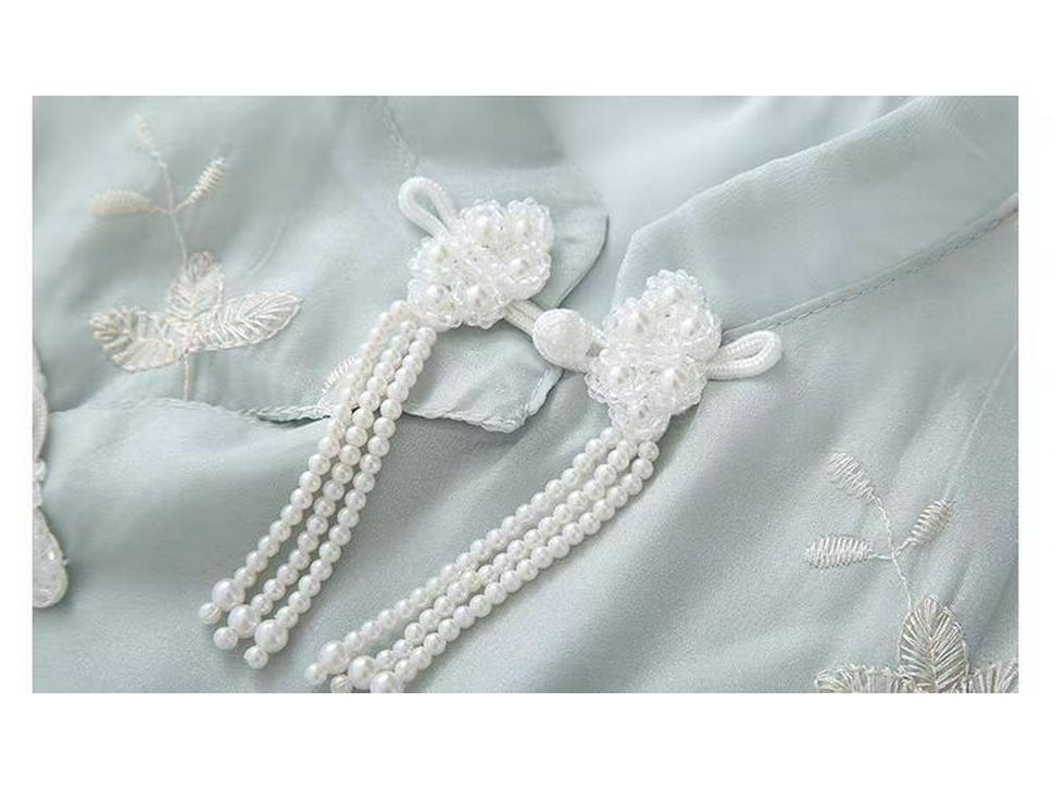 2026 Summer Women's Hanfu Dress: Modern Chinese Style Qipao Skirt