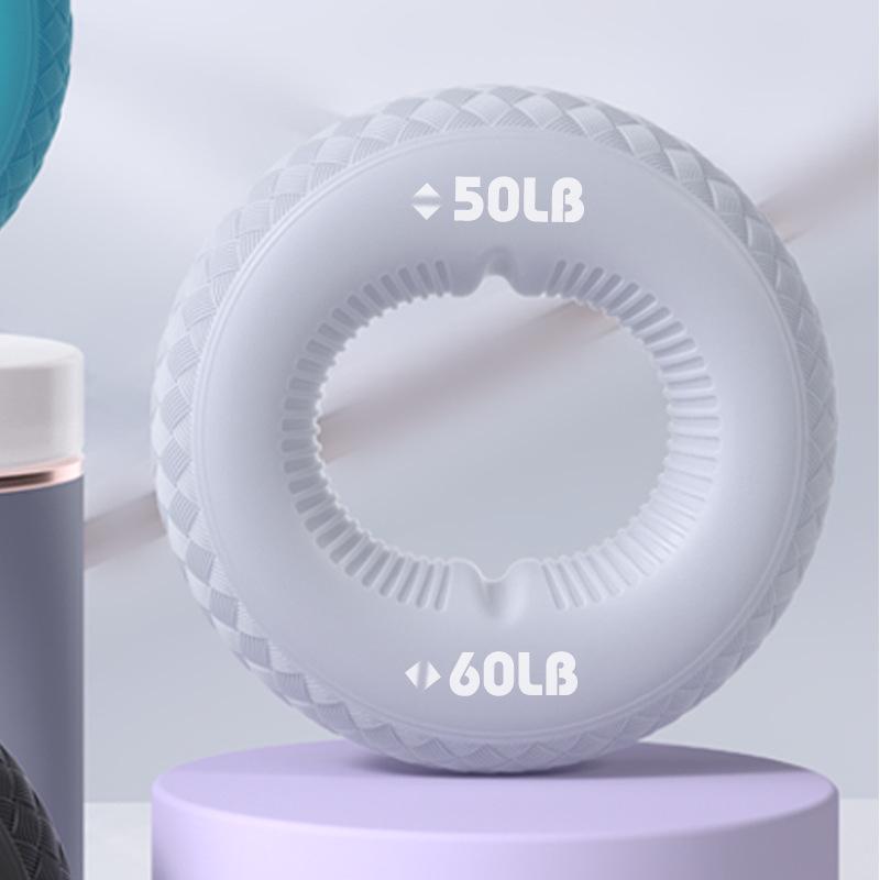 Dual Resistance Silicone Grip Strengthening Ring for Hand, Arm, and Finger Rehab - for Men and Women