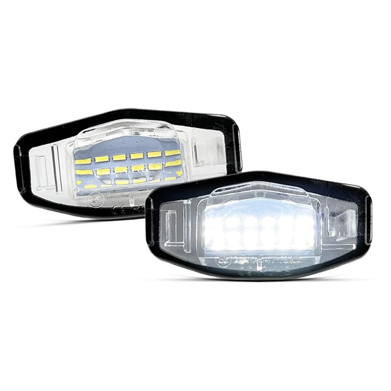 

2Pcs For Honda Accord Civic City MR-V Pilot Odyssey Acura RL TL TSX ILX RDX MDX White LED Number License Plate Light