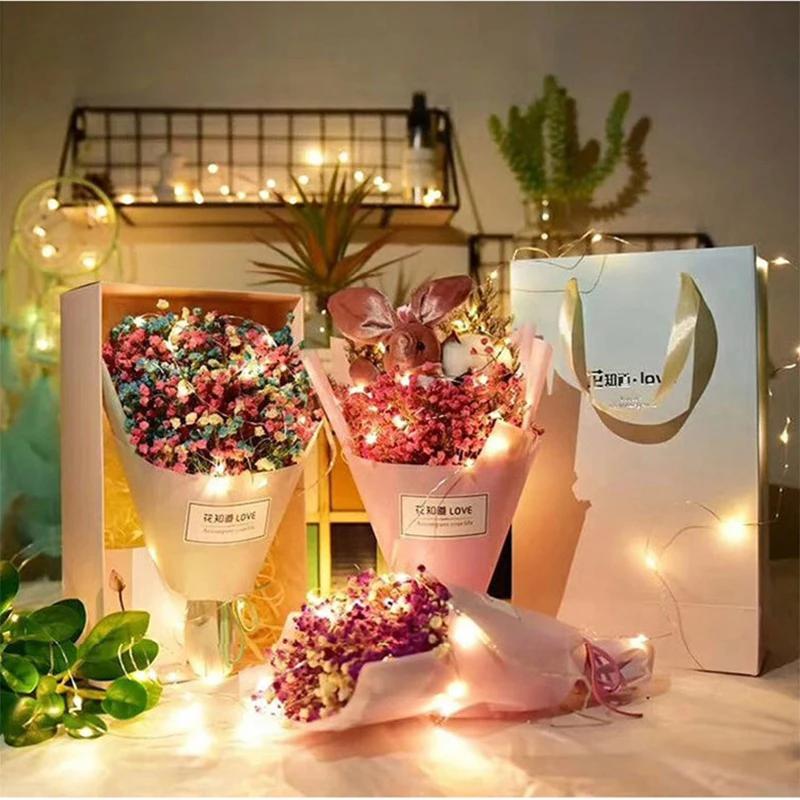 New LED String lights Copper Wire Holiday lighting Fairy Garland For Christmas Tree Wedding Party Decoration Merry Christmas