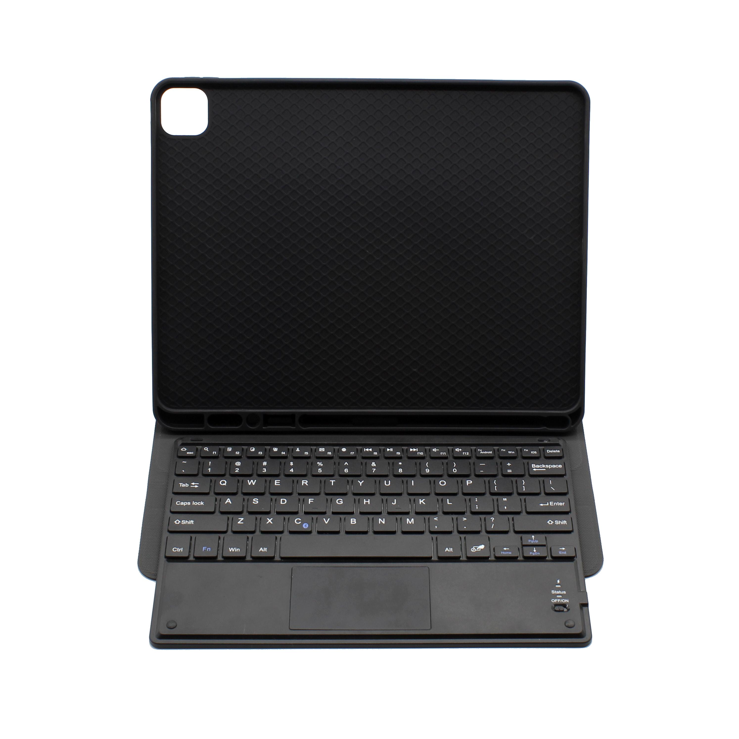 Detachable Cover Stand Pencil Holder Keyboard Case for iPad Pro 12.9 2020 4th Gen/2018 3rd Gen 5th Generation 2021 No&BRAZILIAN чёрный