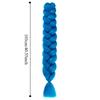 Colorful Synthetic Braids Hair Extensions Crochet Extensions Afro DIY Jumbo Hair  Party