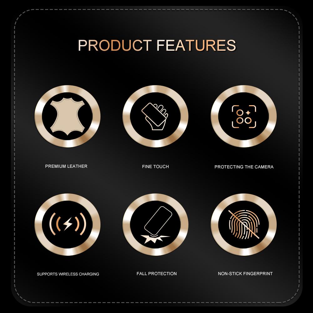 For OnePlus 13 12 11 Fine-hole PU Cow Pattern Leather External Magnetic Ring Soft Edge Anti-drop Anti-fingerprint Phone Case