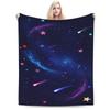 Galaxy Sunglasses  Flannel Blanket Winter  Soft Durable Throw Blanket for Girls Boys Chair Graphic Bedspread Sofa Bed Cover