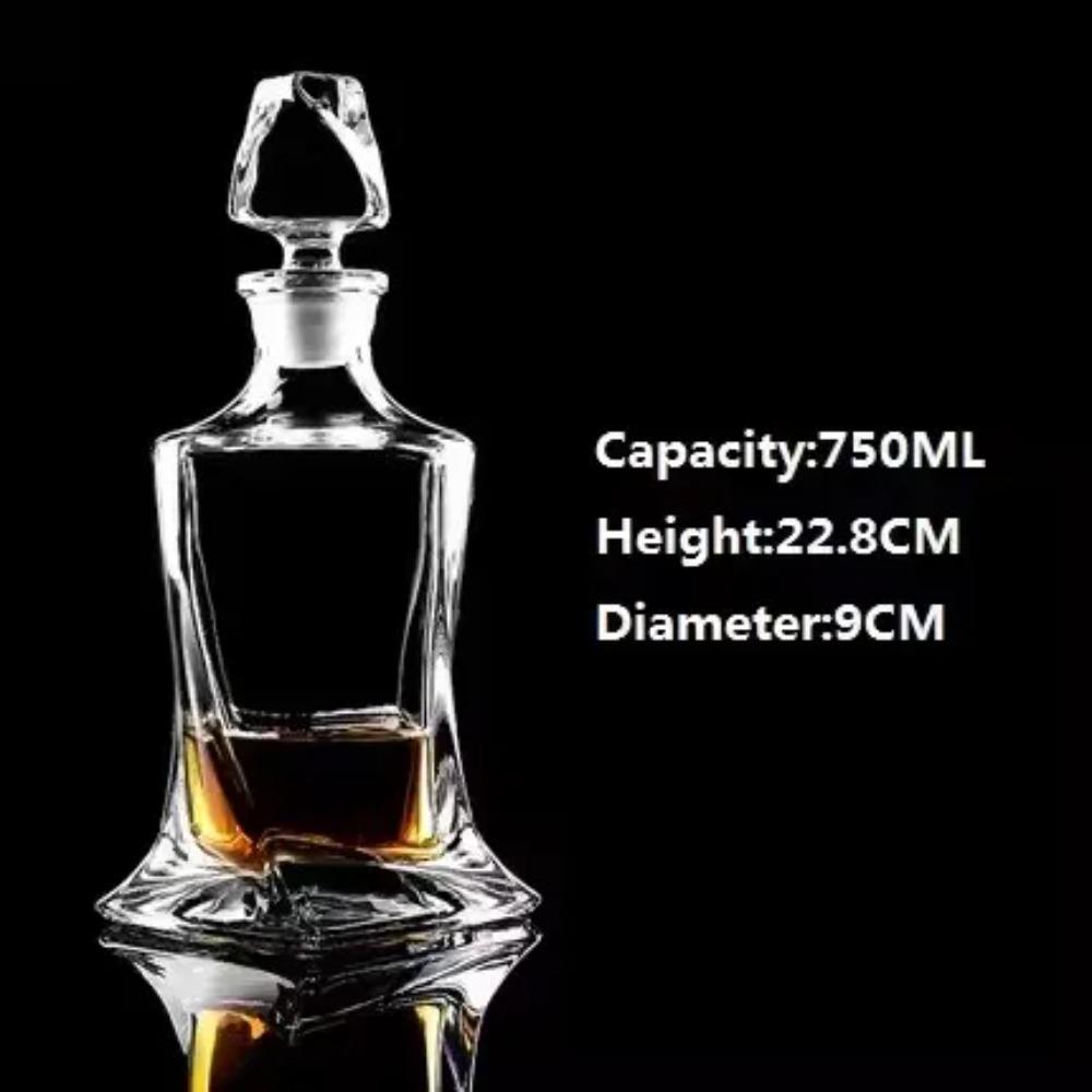 

Креативная стеклянная бутылка для вина, графин для виски, емкость для алкоголя, разливная емкость, графин для вина, хрустальный бокал, домашний бар