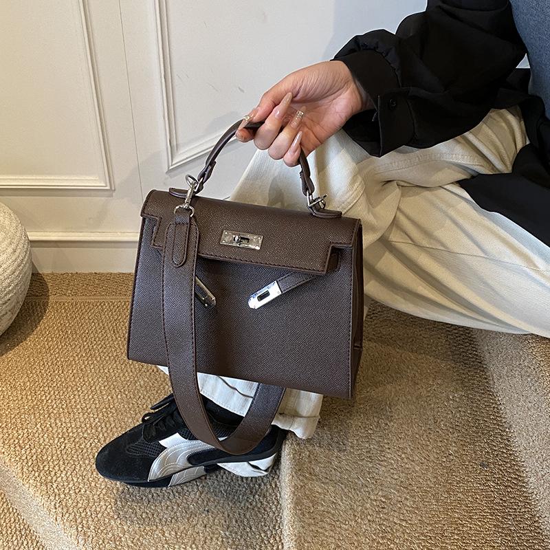 Frühling/Sommer 2025 Damen Luxushandtasche – Kelly-Stil Ein-Schulter Crossbody Kleine Tasche
