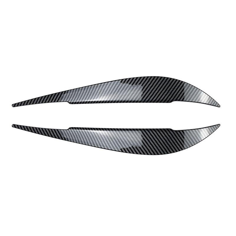2Pcs  Evil Headlight Eyebrows Eyelid For BMW 4 Series F32 F33 F36 M4 420d 420i 425d 430i 435i 440i 2013- ABS Gloss