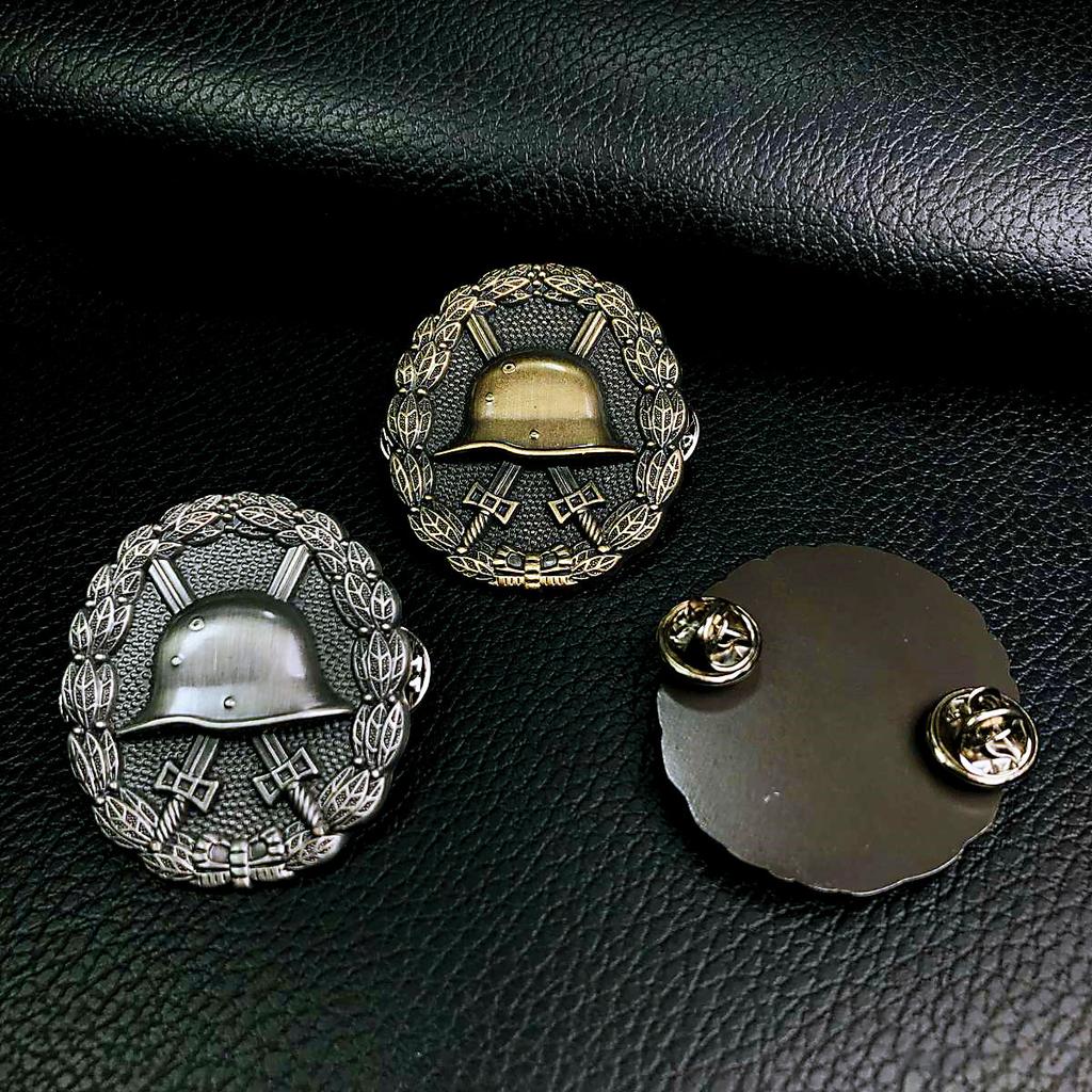 Cadou de Crăciun, Umpluturi pentru ciorap, Medalie Germană Retro, Medalie Prusacă, Emblema Sovietică, Broșă Metalică, Medalie Comemorativă Cască, Insignă Cataramă