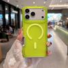 Custodia Magnetica Ammortizzante Armor Per iPhone 17 Pro Max 16 15 Plus 14 13 Magsafe Ricarica Wireless Colore Neon Copertura Traslucida Opaca